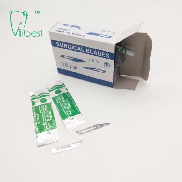 Sterile Disposable Surgical Blades , Carbon Steel Scalpel Blades