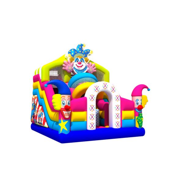 OEM Inflatable Bouncy House With Slide New Design Clown Inflatable Combo