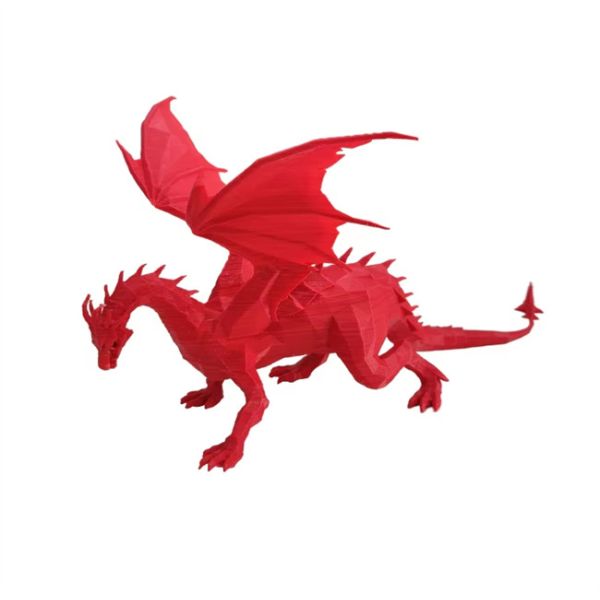 Custom Resin Plastic Nylon PLA PA Model Rapid Prototype Dragon Figure Decoration 3D Printing Machining Service CNC