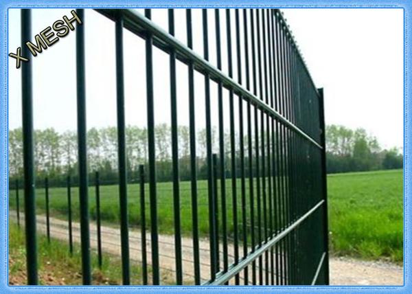 Twin 868 Standard Double Welded Wire Fence Panels Square Hole Electro galvanizado