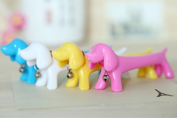 2014 Hot! Novelty promotional ball pen,lovely dog shape ball pen,plastic ball pen