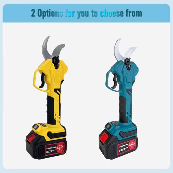 Ciseau à taille sans fil à 21V, tailleuse de jardin électrique professionnelle, tailleuse à batterie.