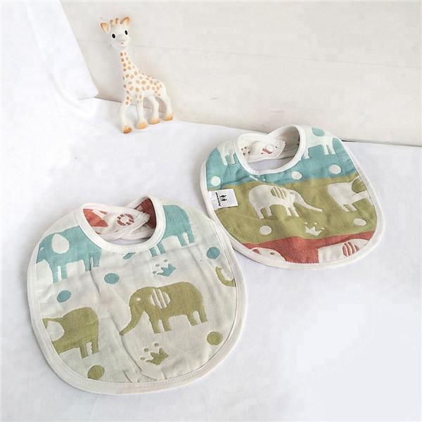 Super Absorbent Classical Muslin Baby Bibs Multi Design Long Bibs For Toddlers