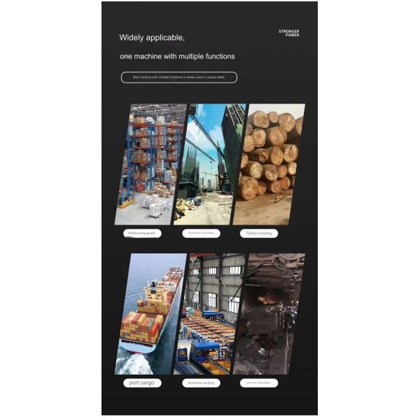 Turning Radius Electric 2 Tonne Forklift Counterbalance Type Max Lifting Height 5 Meters