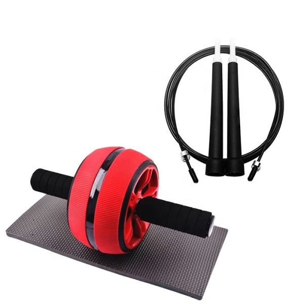 95*167*112mm AB Abdominal Power Wheel Sliders And 3M Jump Rope