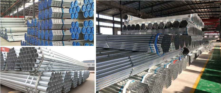 El tubo de acero 0.8-12.75m m del hueco de la inmersión caliente soldó con autógena la tubería de acero redonda de acero galvanizada pulida del tubo