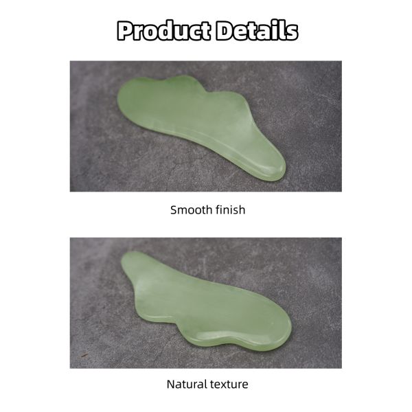 Skin Tightening Lifting Remove Winkles Natural Xiuyan Jade Gua Sha Scraping Massage Board Custom Logo 2024 Best Product