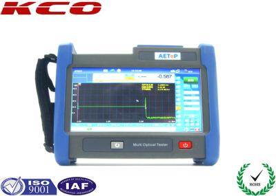 Verificador da fibra do refletômetro de domínio de tempo ótico OTDR, equipamento de teste da fibra ótica OTDR