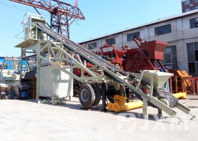 A planta de tratamento por lotes concreta móvel profissional 25m3 móvel apronta misturado pré-fabricado