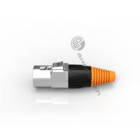 IP65 IP67 Conector de chasis Ethernet impermeable con conector de botón de metal masculino