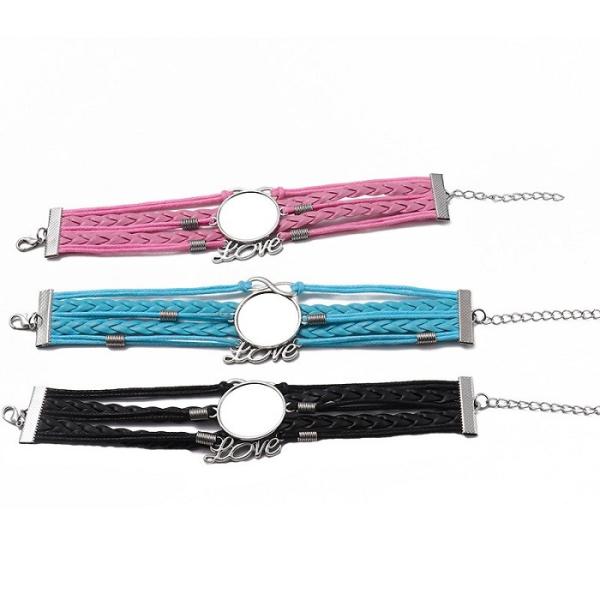 DIY Sublimation Gifts Customized Sublimation Blanks Love Bracelet