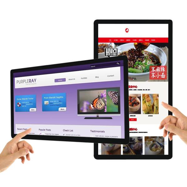 32 inch 1080p video advertising player wall mounted LED backlight LCD screen with wifi/usb/touch screen kiosk price