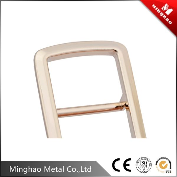 Hot sale 28.17*19.51mm light gold Tri-glide adjustable strap bruckle