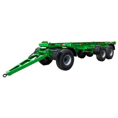 Iron Mechanical Suspension 40T Payload Tare Weight About 8.5T 4 Axle Drawbar Full Fence Trailer