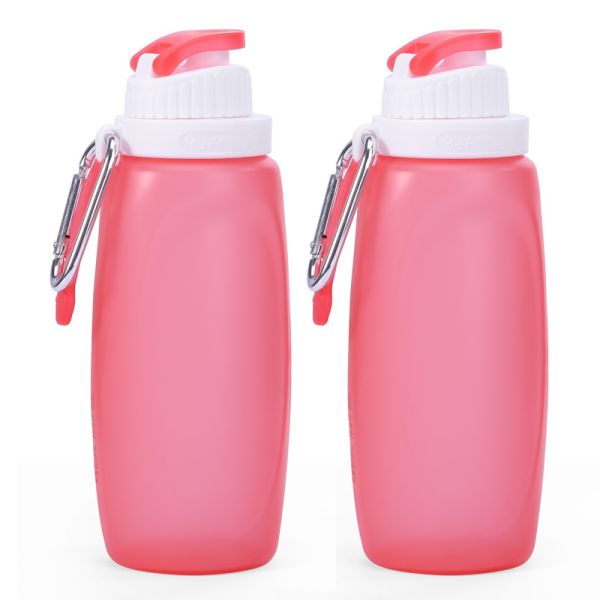 Складная бутылка с водой, складная бутылка с водой для путешествий и складная бутылка с водой с застежкой для рюкзака, портативная