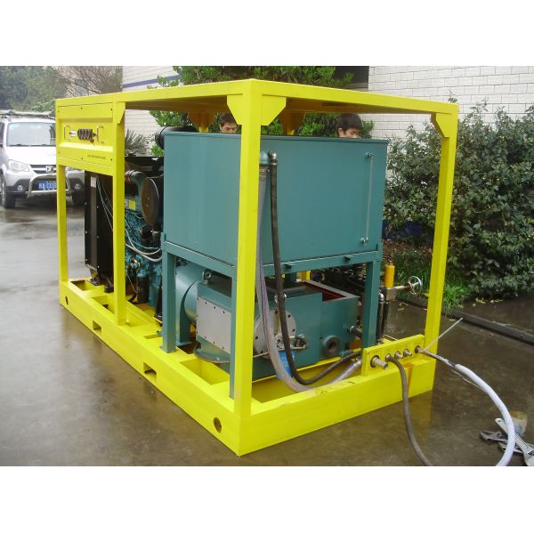 машина дизельной воды шайбы 1000bar давления 132kw промышленной взрывая