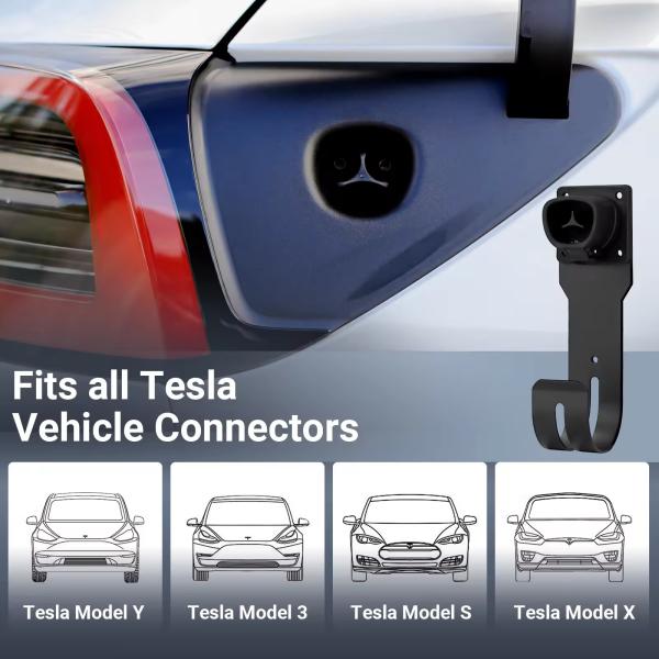 Tesla Charging Cable Organizer Tesla Charger Holder With Charger Slot For Tesla Motors