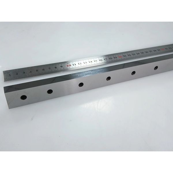 KG7 WF40 GU10F YG15 9 Thread Holes 400mm Polishing Fine Sharpening Blade For Plastic Pelletizer