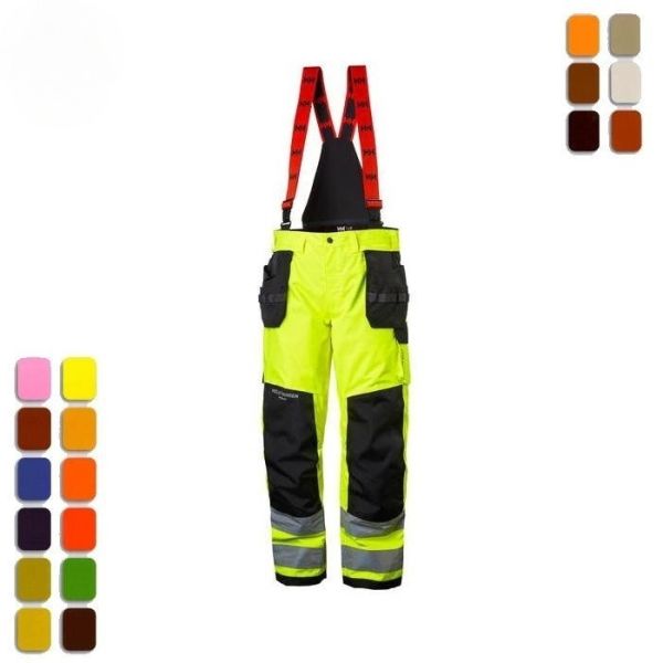 Orange Hi Vis Waterproof Trousers Customized Hi Vis Work Trousers