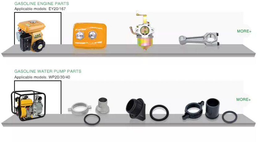 GK200 Аксессуары бензиновых насосов для воды