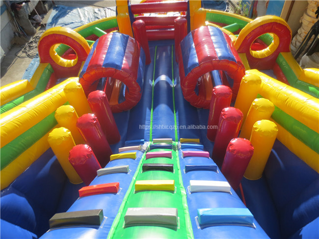 Factory Price Durable PVC Inflatable Obstacle Course Kids Inflatable Bounce House for Party Rental