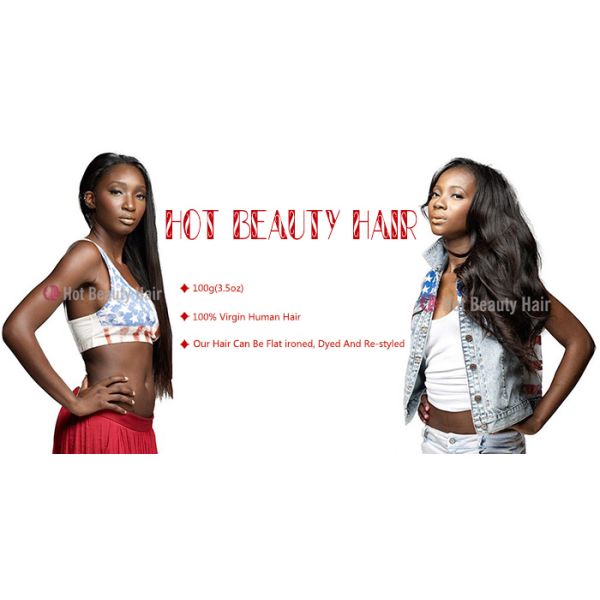 Natural Wave Unprocessed Peruvian Virgin Human Hair Extensions For Women