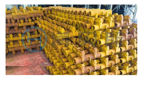 Foundry Industry Automatic Sand Molding Machine Two Head Sand Core Making Machine
