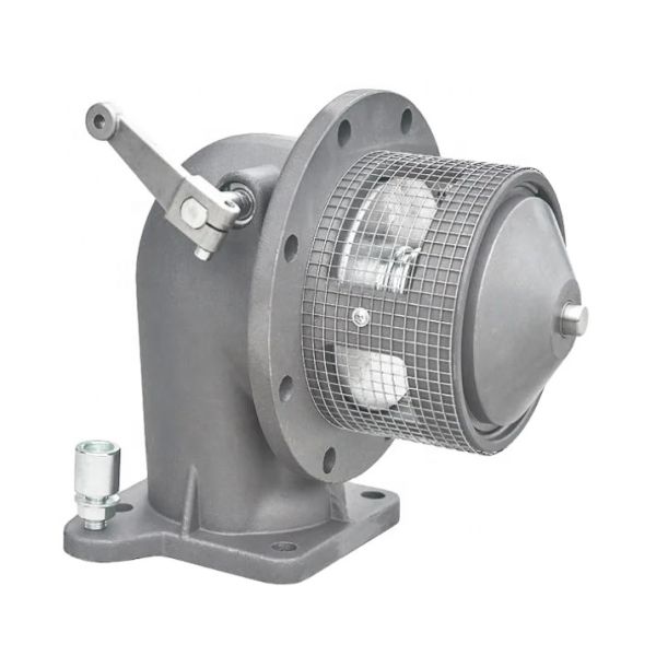 アルミ合金内のメディア漏洩を防止するための4インチマニュアル緊急シャットオフバルブ