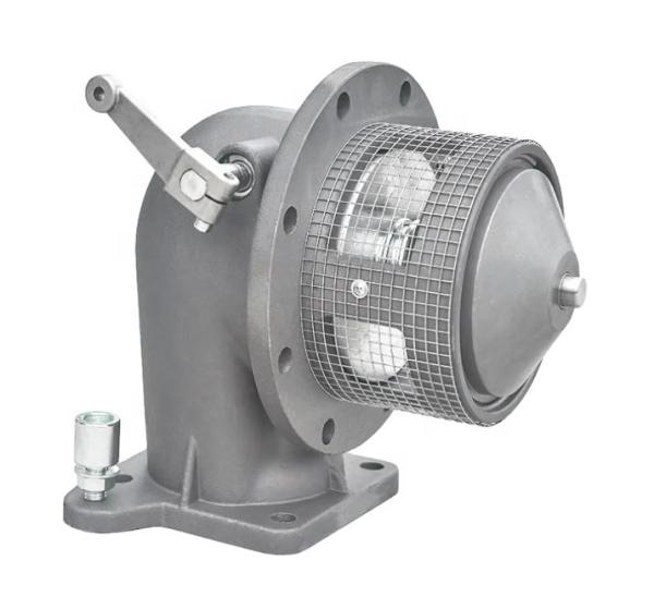 Nitrile Rubber Seal Material 4 inch Manual Emergency Shut-off Valve for Preventing Media Leakage within Aluminum Alloy