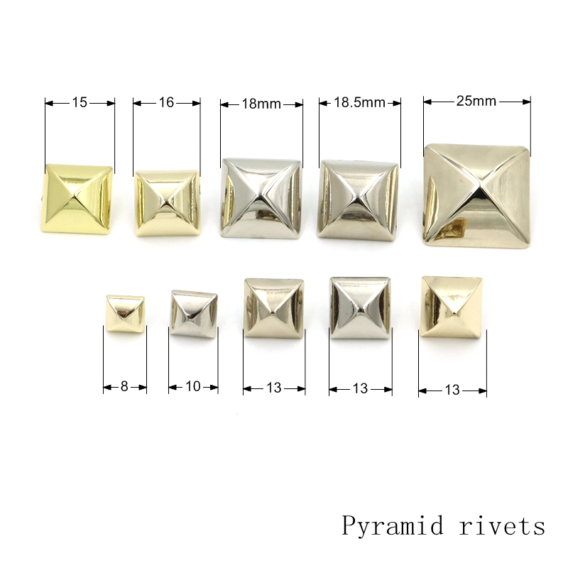 Trendy Mushroom Head Rivet Luxury Metal Rivet Stud For Leather Bags Belts Shoes