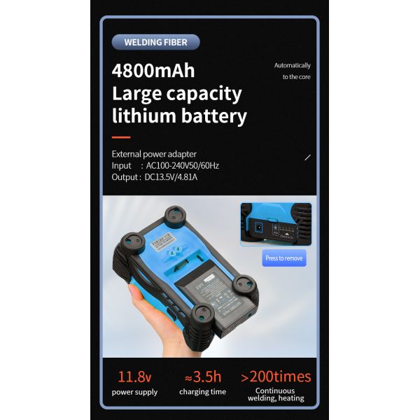 Мини Splicer сплавливания кабеля стекловолокна, машина оптического волокна FONGKO соединяя