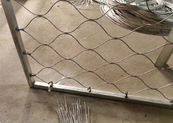 Express Shippment Balustrade Cable Mesh Customizable Mesh Hole Size and Inter-woven Mesh