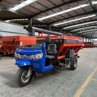 Résistance à l'usure Céréales de transport de camions Céréales chariots 6 mètres cubes Avec tracteur