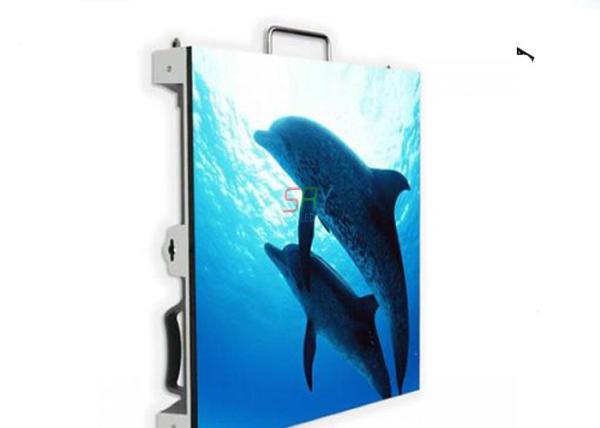 P5 SMD 3528 Full Color Outdoor Led Display Die Casting Aluminum Cabinet 640mm x 640mm