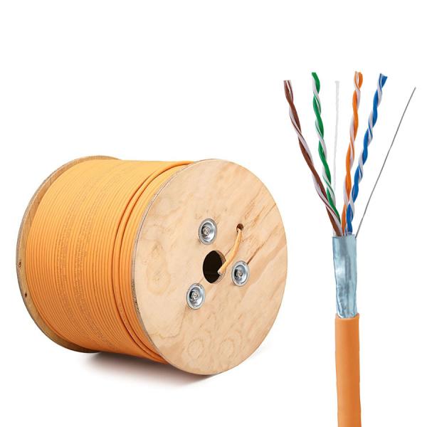 CAT5e FTP Cable 100MHz 100Mbps for Indoor Network Wiring Shielded System 90m Length