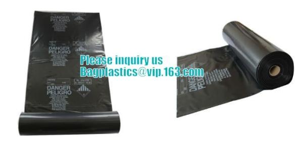 BUILDING FILMS, Asbestos bag, PE asbestos bag, building waste bag asbestos bag, building waste bag asbesto, rubble sacks
