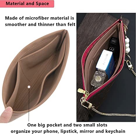 Neverfull GM MM Microfiber Travel Cosmetic Luxury Brand Handbags 1.76 Ounces