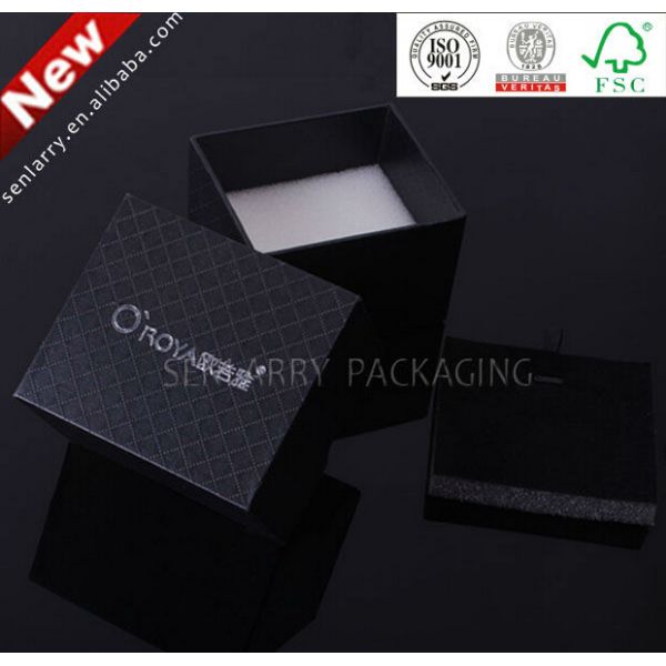 Promotional Recyclable customizable small earring boxes design certificated by ISO BV SGS,ex factory price!