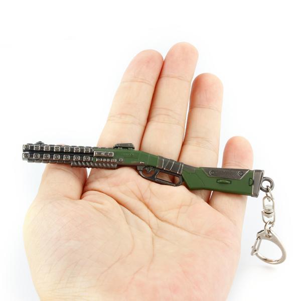 Peacekeeper Shotgun Zinc Alloy Keychain Apex Legends Gun Keychain Metal