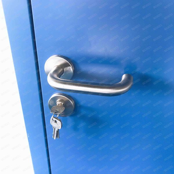 GMP Pharmaceutical Clean Room Door With Stainless Steel Handle And Locks