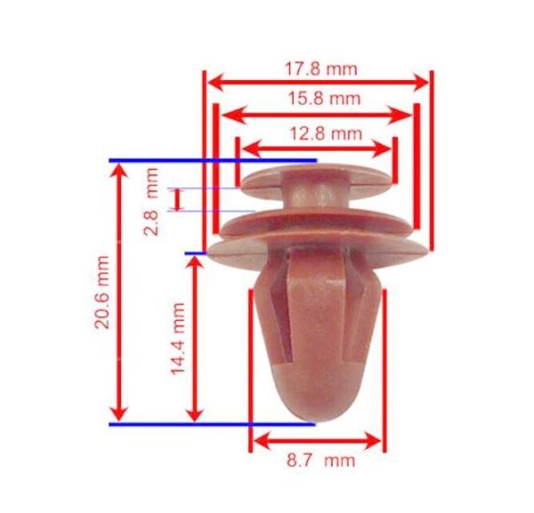 Car Door Trim Panel Retainer Clip 67771-12050 for Toyota