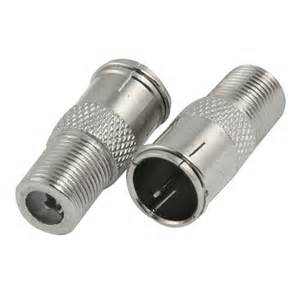 Waterproof RF Coaxial Connectors For TV , Female F Type Compression Connector
