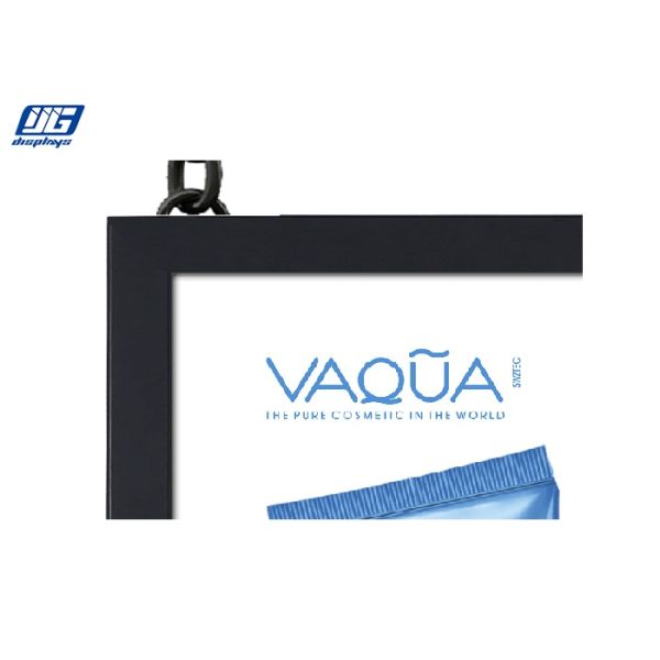 2000 Lux Double Sided Snap Frame Light Box, Portrait Wall Hanging Light Box 70w