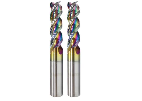 CNC de alumínio dos moinhos de extremidade do carboneto de tungstênio do revestimento que mói a vida útil longa