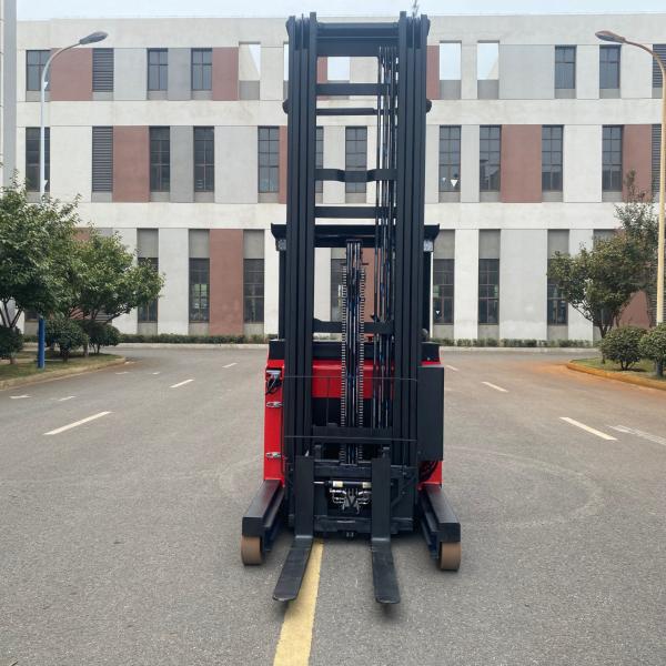 1 Ton 2ton Seated Battery Electric Reach Truck Stacker Side Loader Forklift CE