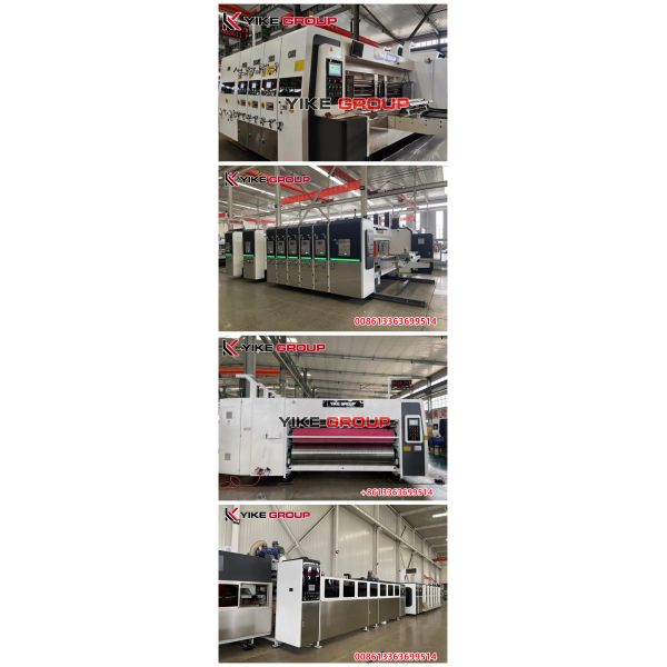 Джамбо тип цепной кормильщик Флексо печатный слот-машина для гофрированного картона ISO одобрен