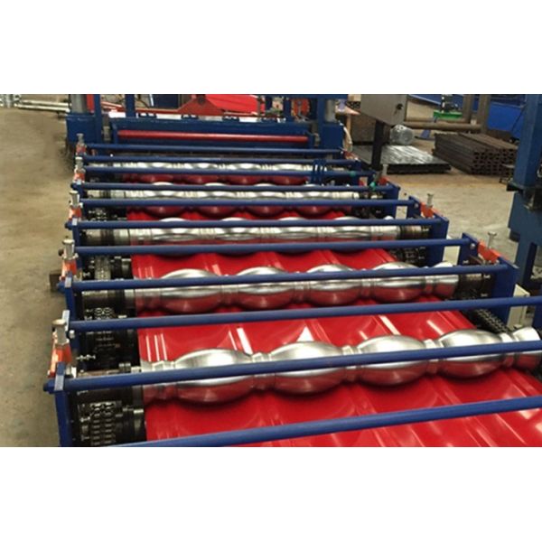 High Efficiency Double Layer Roll Forming Machine , IBR Sheet Roll Forming Machine