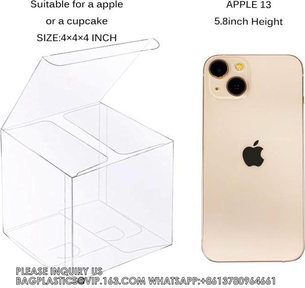 Plastic Clear Gift Boxes For Wedding,Birthday,Easter Mother'S Father'S Day Party PP Box, PET Box, Gift Package