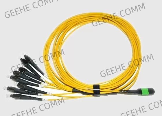8 FC aux câbles à plusieurs modes de fonctionnement d'évasion de MTP 125um MPO