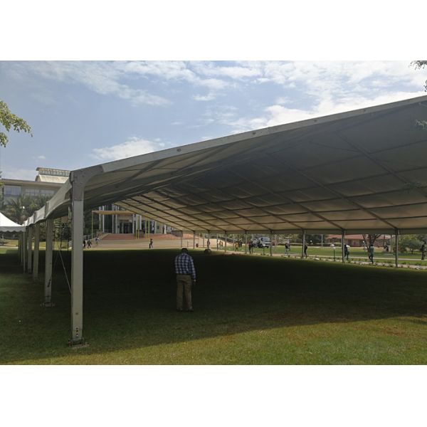 Aluminum A Frame Outdoor 850g/sqm 70m Clear Event Tent
